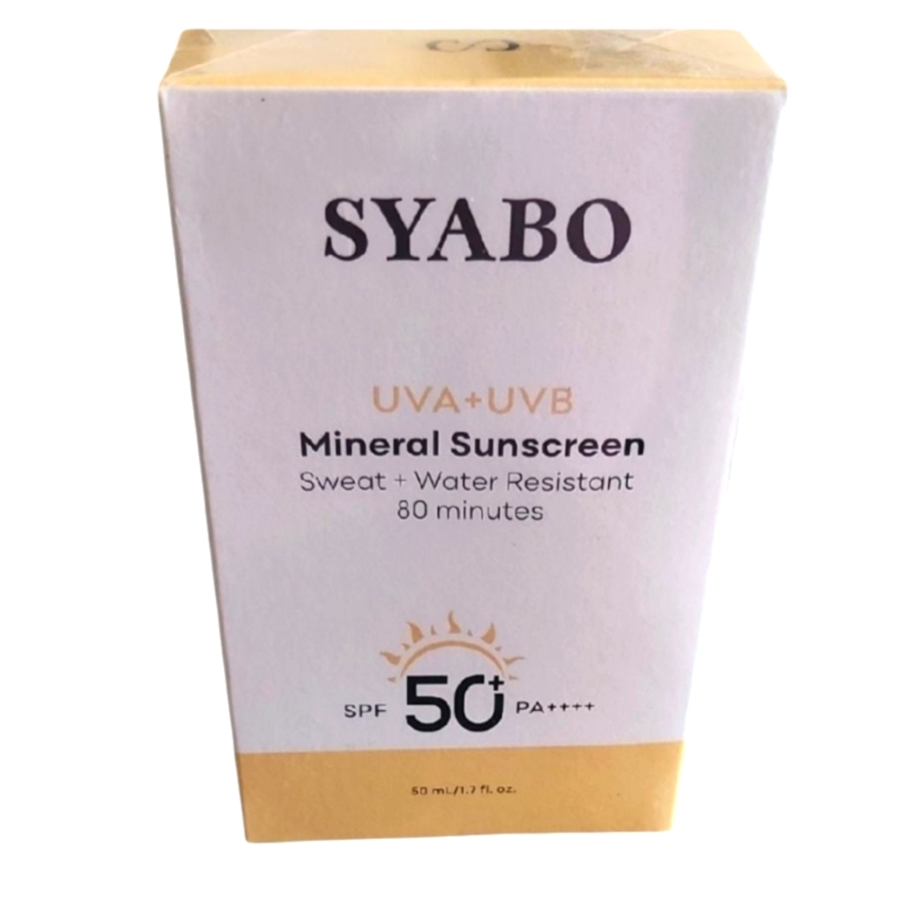 #8- Syabo Mineral Sunscreen SPF 50 - Cream